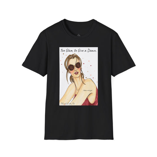 Chic Fashionista T-Shirt, Artistic Tee, Trendy Graphic Shirt, Women’s Apparel, Summer Outfit, Gift for Her